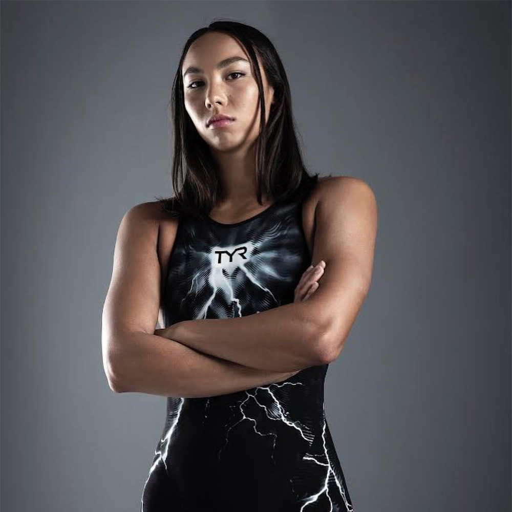 Гидрокостюм с открытой спиной  TYR VENZO Phantom Open Back Swimsuit
