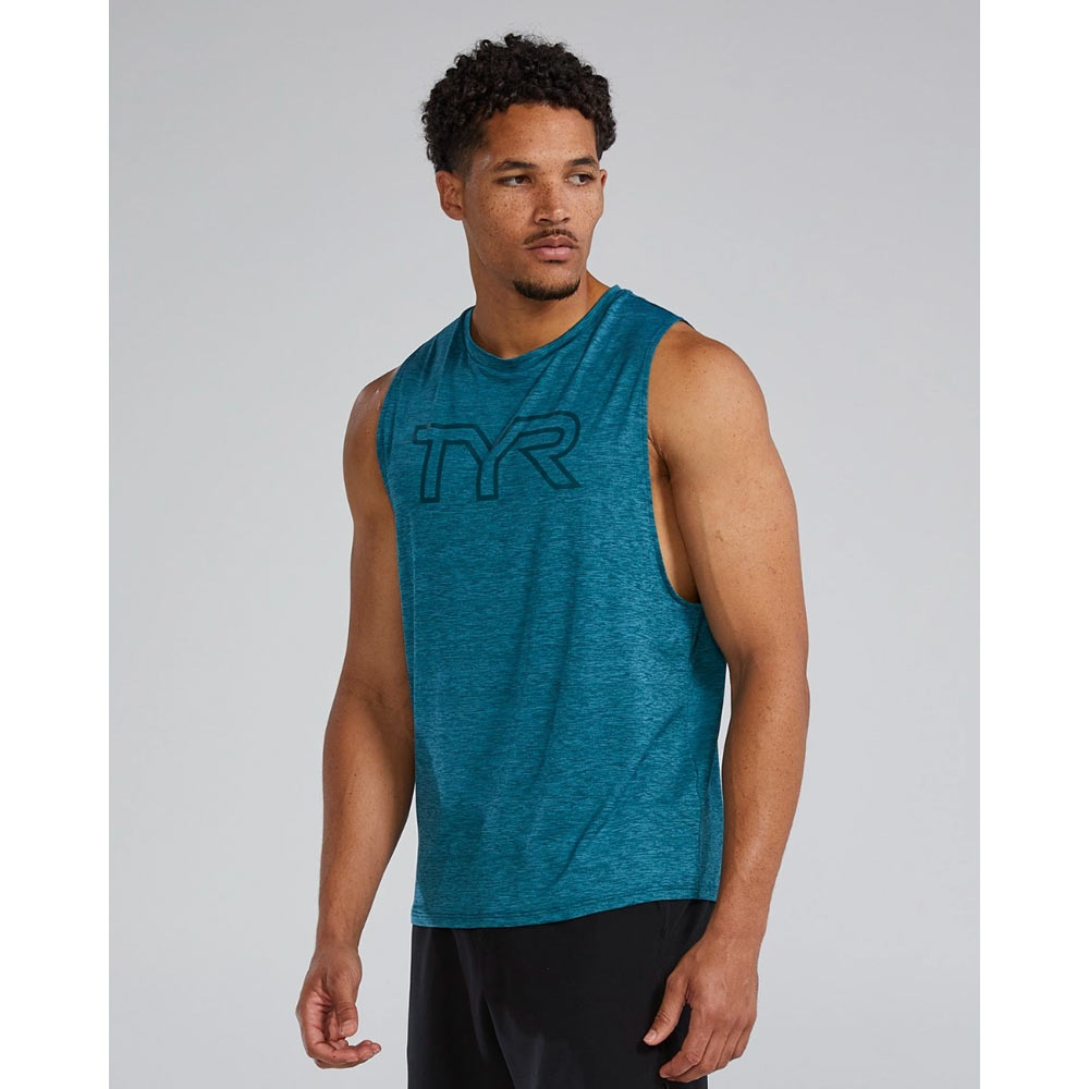 Майка TYR Men's ClimaDry Big Logo Tech Tank Solid