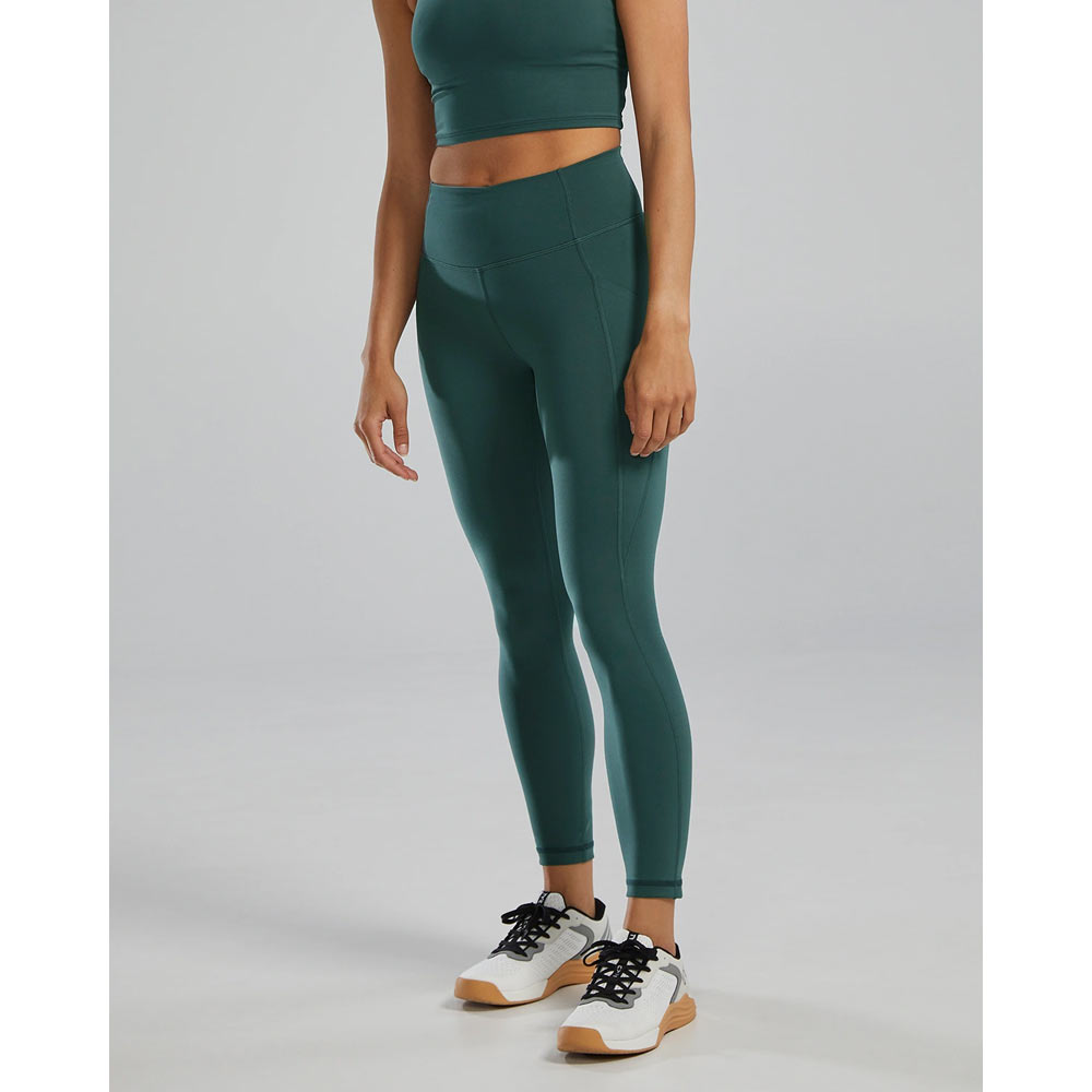 Тайтсы с высокой талией  TYR Womens's Joule Elite High-Waisted 25" Leggings Solid