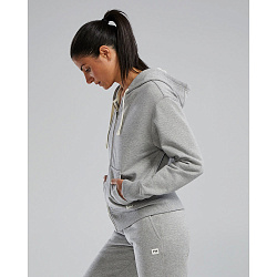 Кофта на молнии TYR Women's UltraSoft Heavyweight Terry Full-Zip Hoodie - Solid