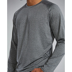 Футболка с длинным рукавом TYR Men's ClimaDry™ Raglan Long Sleeve Tech Tee - Solid Heather