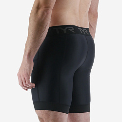 Шорты компрессионные TYR Men's Compression Short Solid