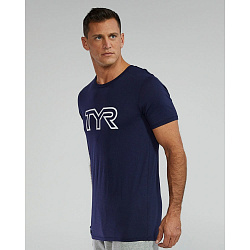 Футболка TYR Men's Ultrasoft Lightweight Big Logo