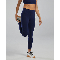 Тайтсы с высокой талией  TYR Womens's Joule Elite High-Waisted 25" Leggings Solid