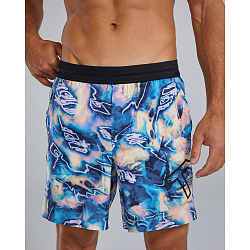 Шорты TYR Men's Hydrosphere Lined 7" Unbroken Shorts - Voltage Pazzo