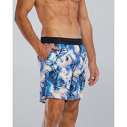 Шорты TYR Men's Hydrosphere Unlined 7" Unbroken Shorts - Voltage Pazzo