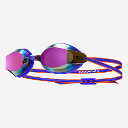 Очки для плавания (зеркальные) TYR Black Ops 140 EV Racing Mirrored