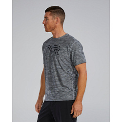 Футболка TYR Men's Airtec Tee Big Logo Solid/Heather