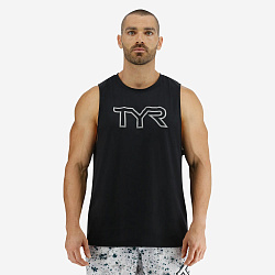 Майка TYR Men's ClimaDry Big Logo Tech Tank Solid