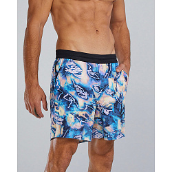 Шорты TYR Men's Hydrosphere Lined 7" Unbroken Shorts - Voltage Pazzo
