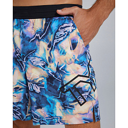 Шорты TYR Men's Hydrosphere Unlined 7" Unbroken Shorts - Voltage Pazzo