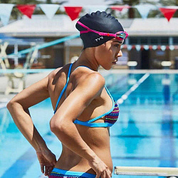 Шапочка для плавания TYR Long Hair Wrinkle-Free Silicone Cap