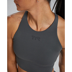 Топ TYR Womens's Joule Elite High Neck Sports Bra Solid