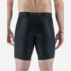 Шорты компрессионные TYR Men's Compression Short Solid