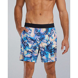 Шорты TYR Men's Hydrosphere Lined 7" Unbroken Shorts - Voltage Pazzo