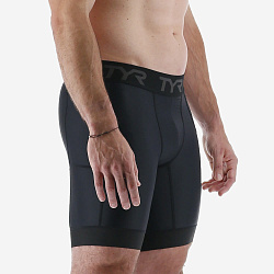 Шорты компрессионные TYR Men's Compression Short Solid