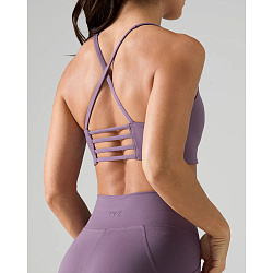 Топ TYR Womens's Joule Elite Square Neck Sports Bra - Solid