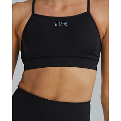 Топ TYR Base Kinetic Women's High Neck Sports Bra - Solid