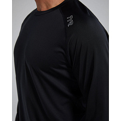 Футболка с длинным рукавом TYR Men's ClimaDry™ Raglan Long Sleeve Tech Tee - Solid Heather