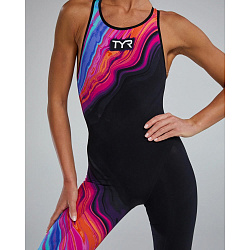Гидрокостюм с открытой спиной TYR Venzo Volconyx Open Back Swimsuit