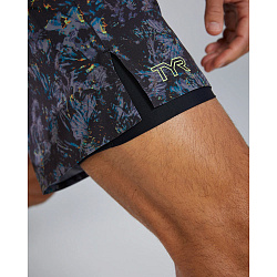 Шорты TYR Men's Hydrosphere Lined 7" Unbroken Shorts - Jasper