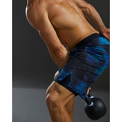 Шорты TYR Men's Hydrosphere Lined 7" Unbroken Shorts -  Cosmic Night