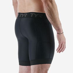 Шорты компрессионные TYR Men's Compression Short Solid