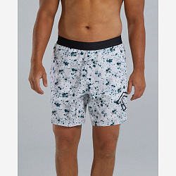 Шорты TYR Men's  Hydrosphere Unbroken Short Lined 7"  Big Logo Shorts