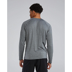 Футболка с длинным рукавом TYR Men's ClimaDry™ Raglan Long Sleeve Tech Tee - Solid Heather