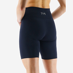 Шорты с высокой талией  TYR Women's High-Rise 8" - Solid