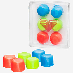 Беруши для бассейна TYR Youth Multi-Colored Silicone Ear Plugs