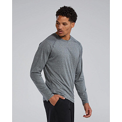 Футболка с длинным рукавом TYR Men's ClimaDry™ Raglan Long Sleeve Tech Tee - Solid Heather